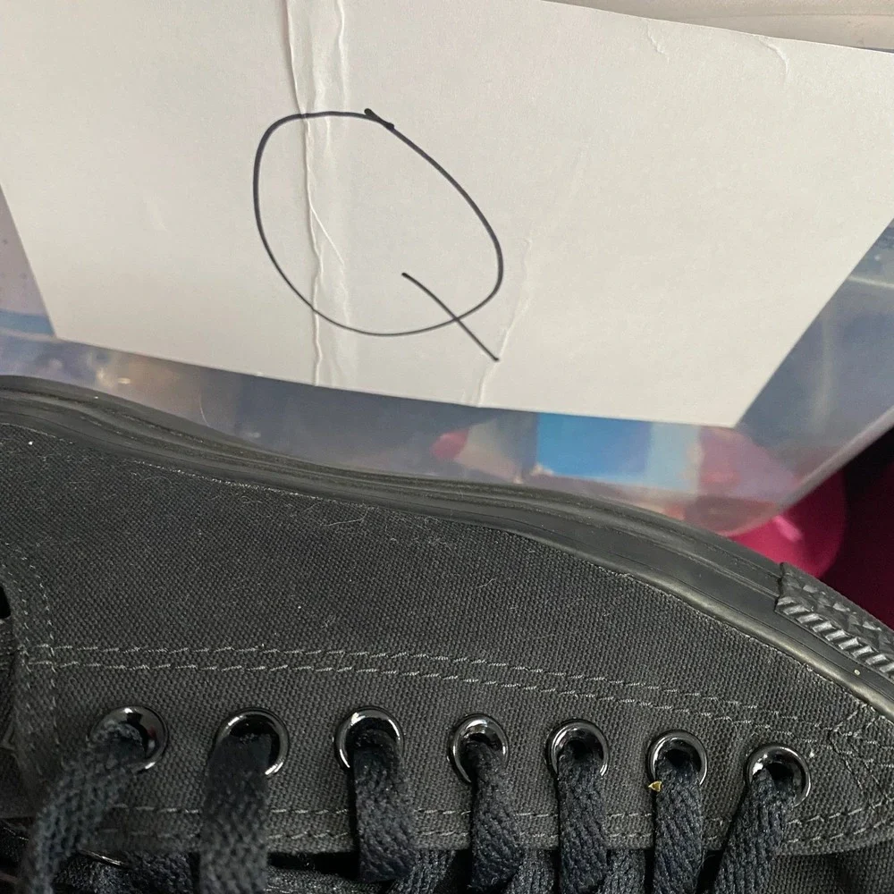 Converse Chuck Taylor All Star Low Top Sneaker Mens 9 Black M5039 Triple Black - Picture 14 of 14